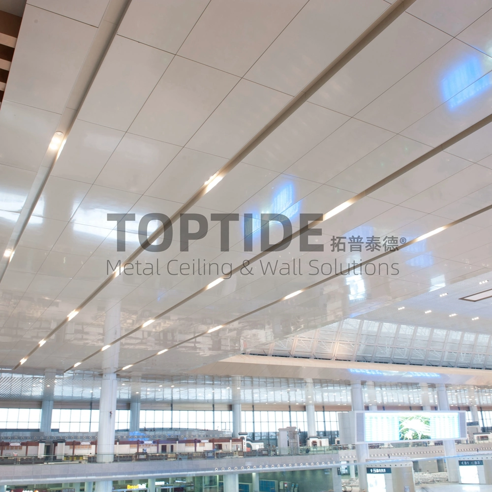 Metalwork Demountable Metal Suspended Ceilings Aluminum False Hook on Ceiling Panel